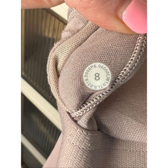Lululemon Free To Be Tank *Everlux, Smoky Blush, 8, NWOT - Picture 8 of 9